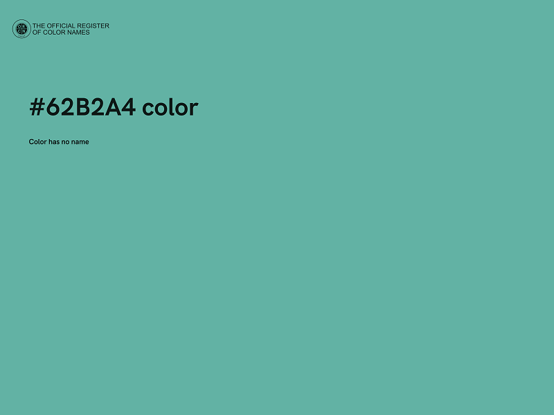 #62B2A4 color image