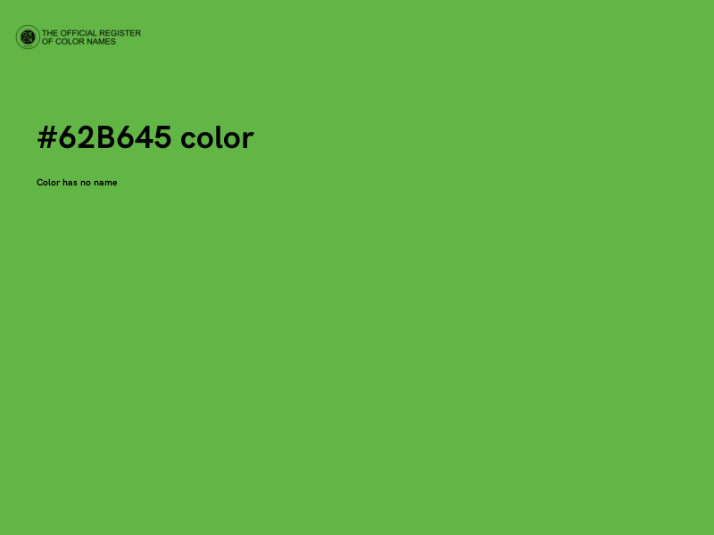 #62B645 color image