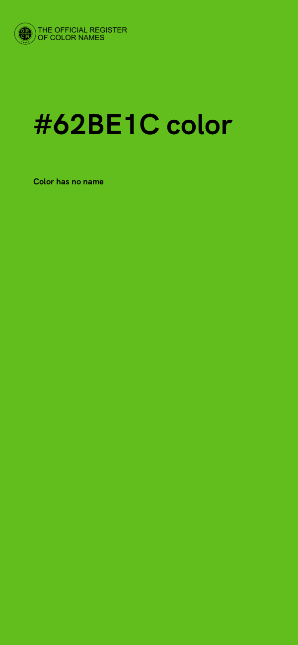 #62BE1C color image