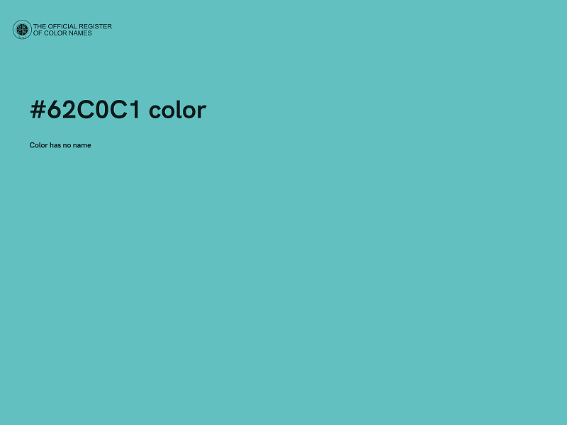 #62C0C1 color image