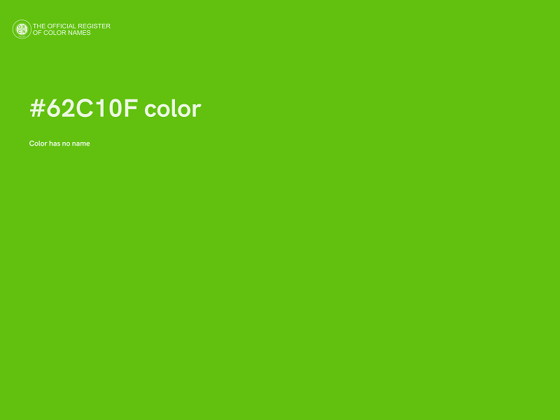 #62C10F color image