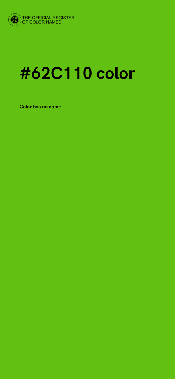 #62C110 color image