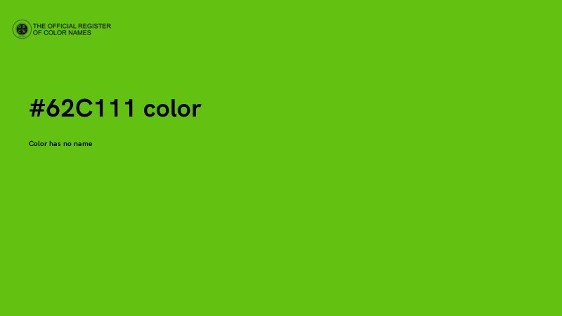 #62C111 color image