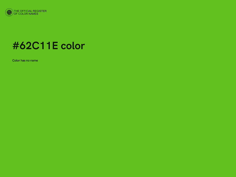 #62C11E color image