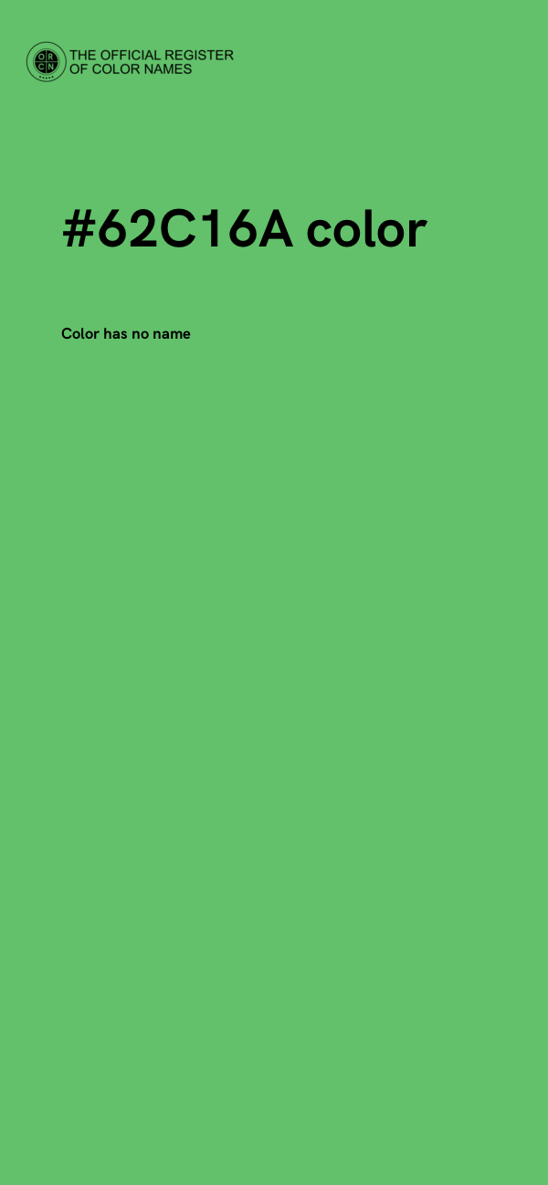 #62C16A color image