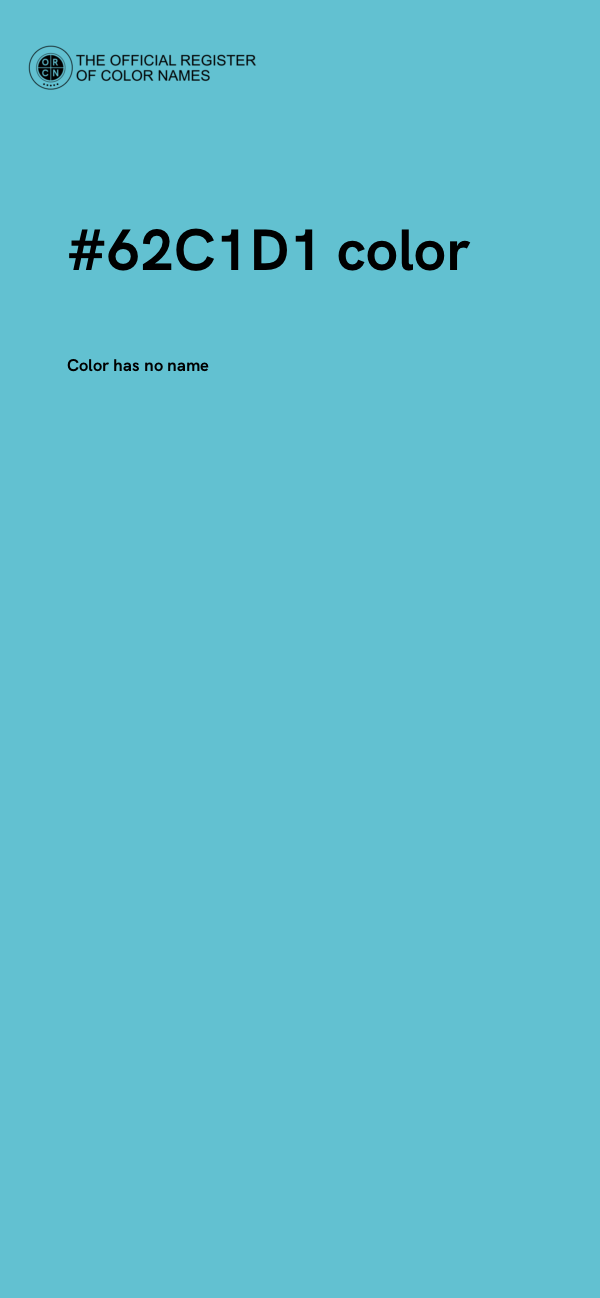 #62C1D1 color image