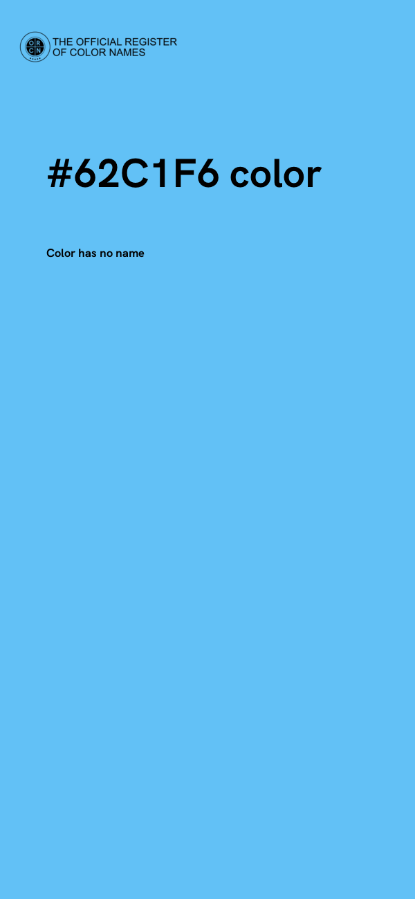 #62C1F6 color image