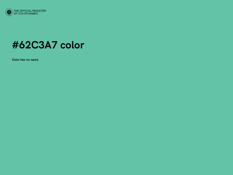 #62C3A7 color image