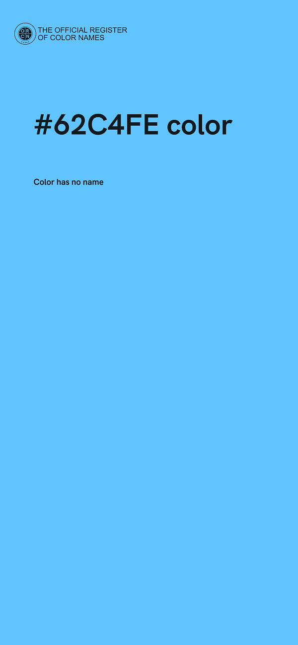 #62C4FE color image