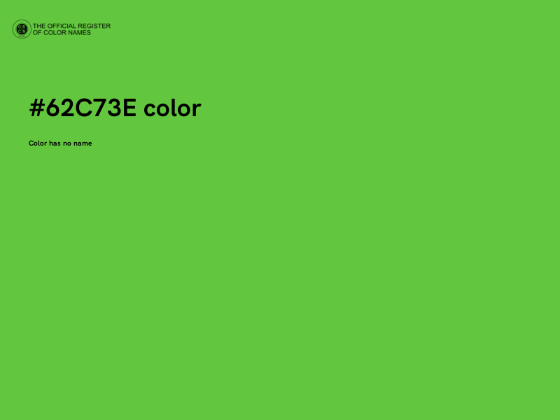 #62C73E color image