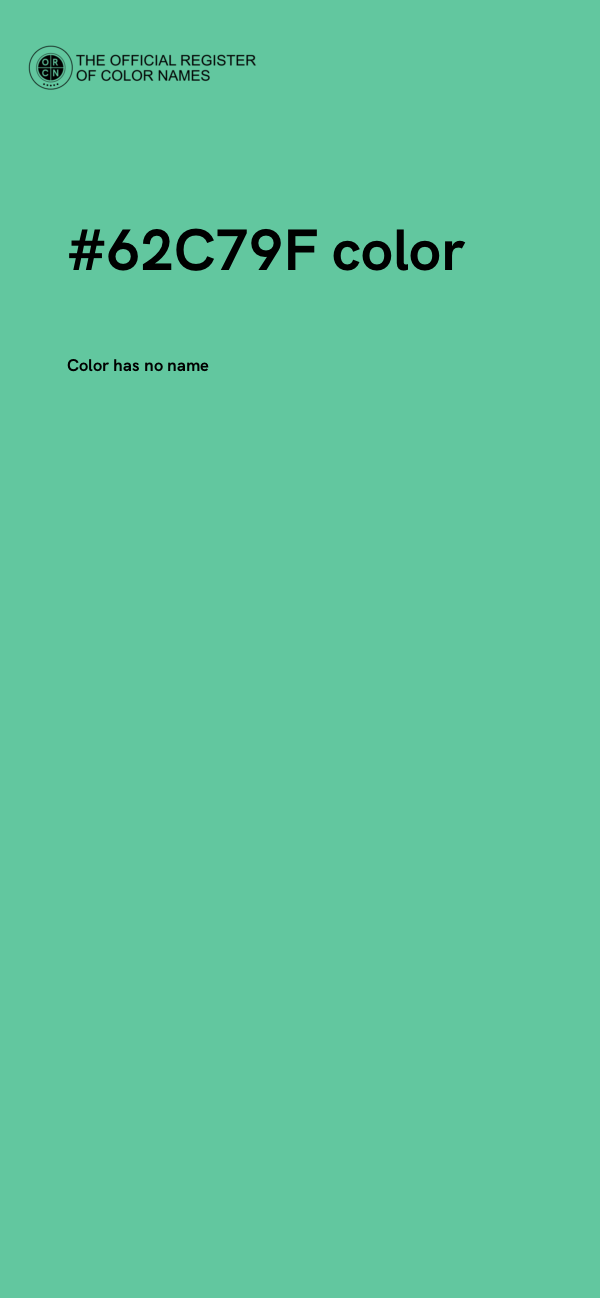 #62C79F color image