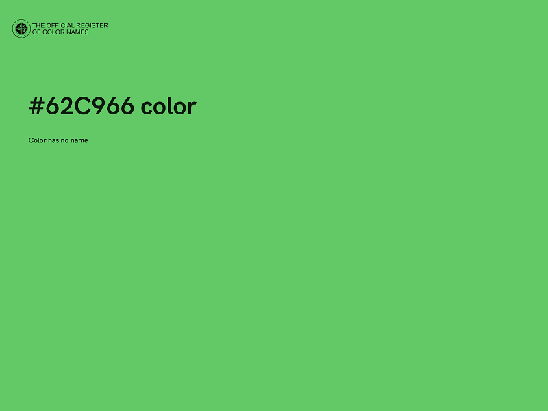 #62C966 color image