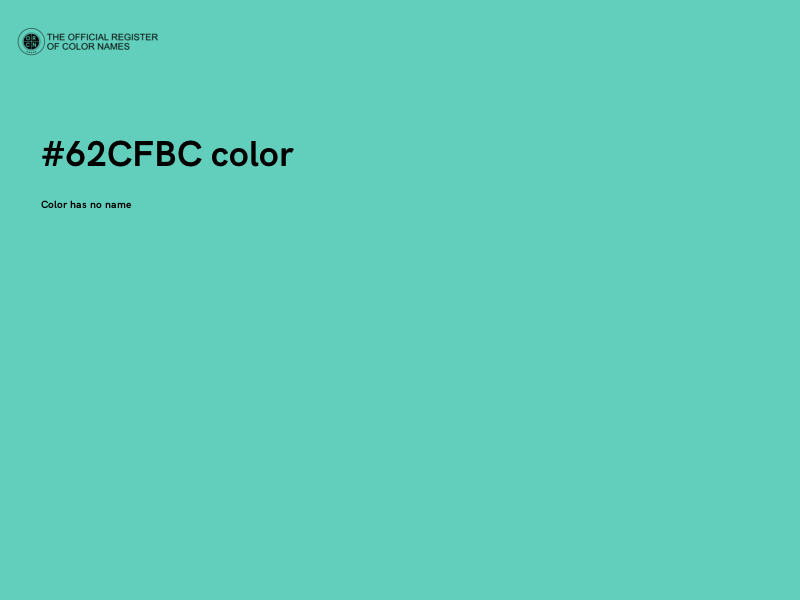 #62CFBC color image