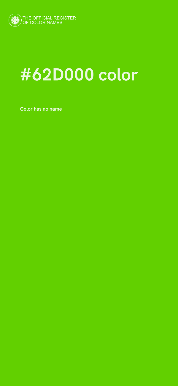 #62D000 color image