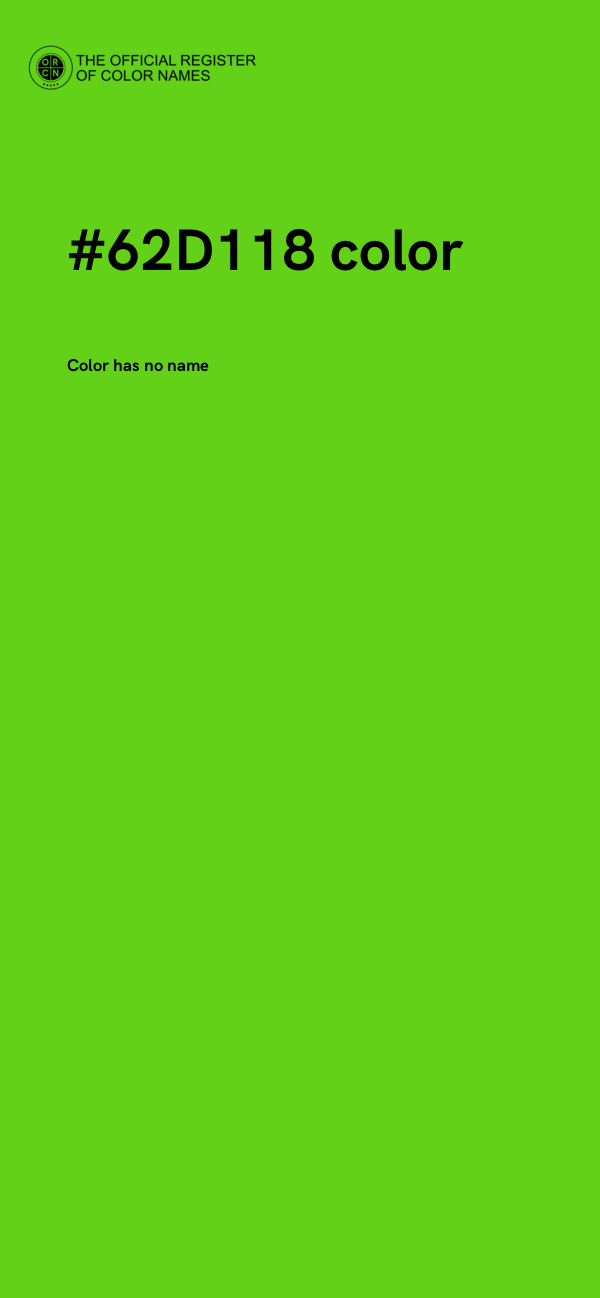 #62D118 color image
