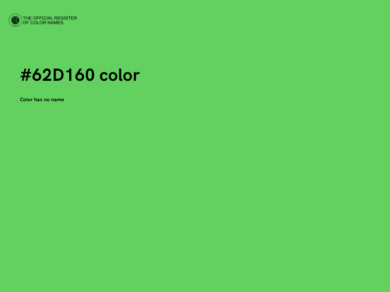 #62D160 color image