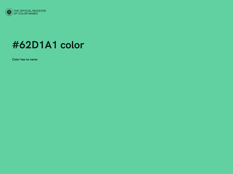 #62D1A1 color image