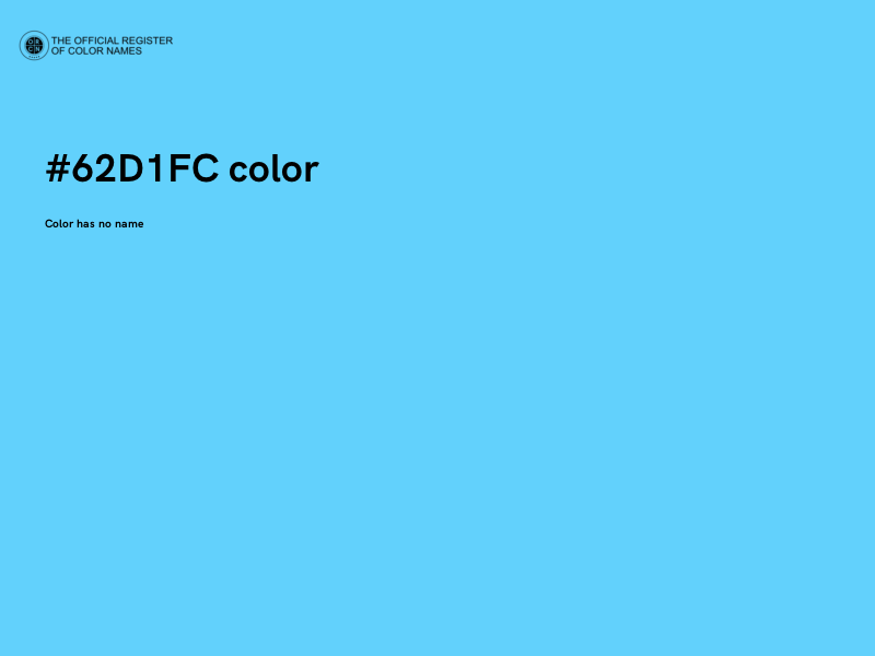 #62D1FC color image