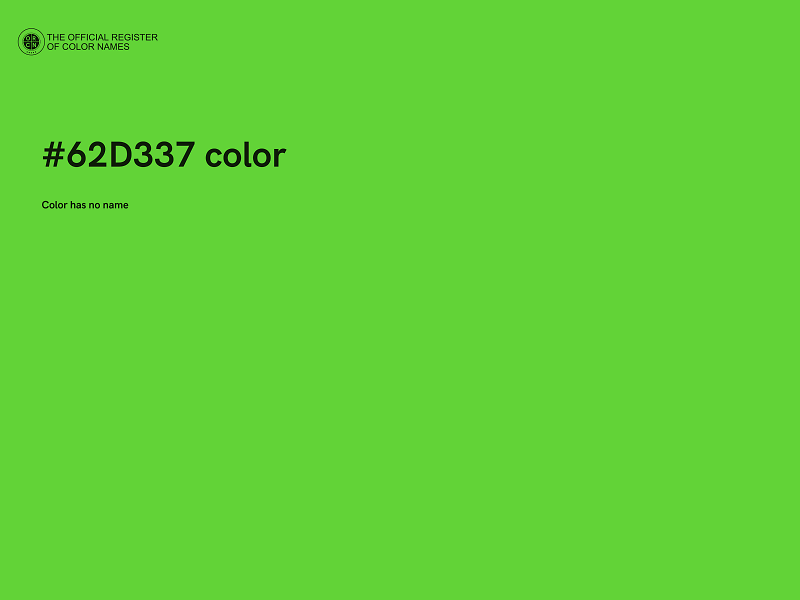#62D337 color image