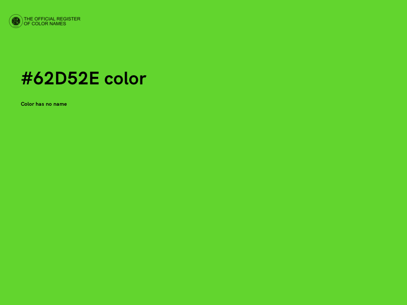 #62D52E color image