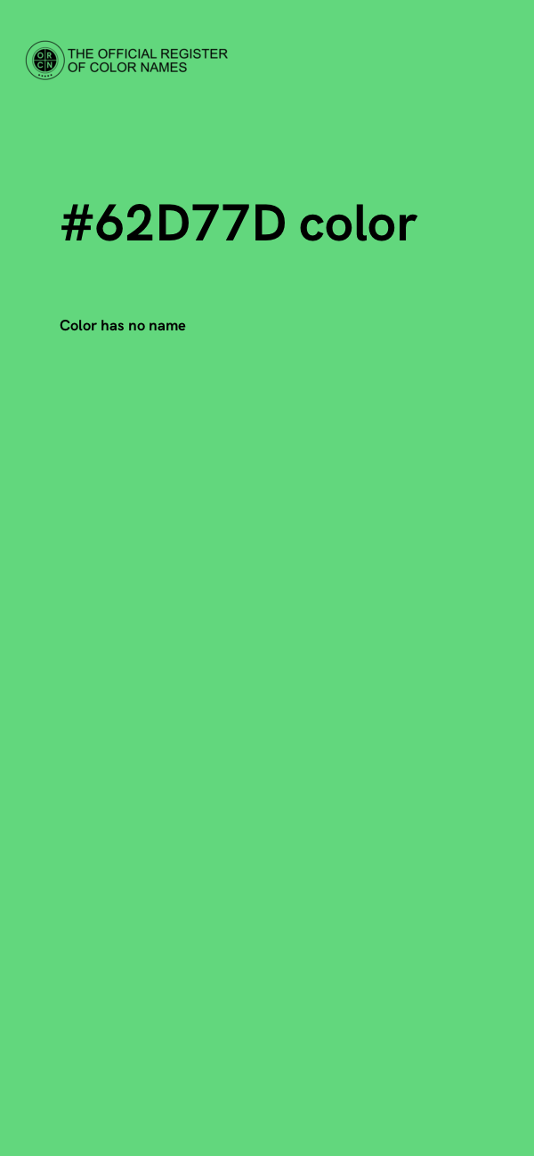 #62D77D color image