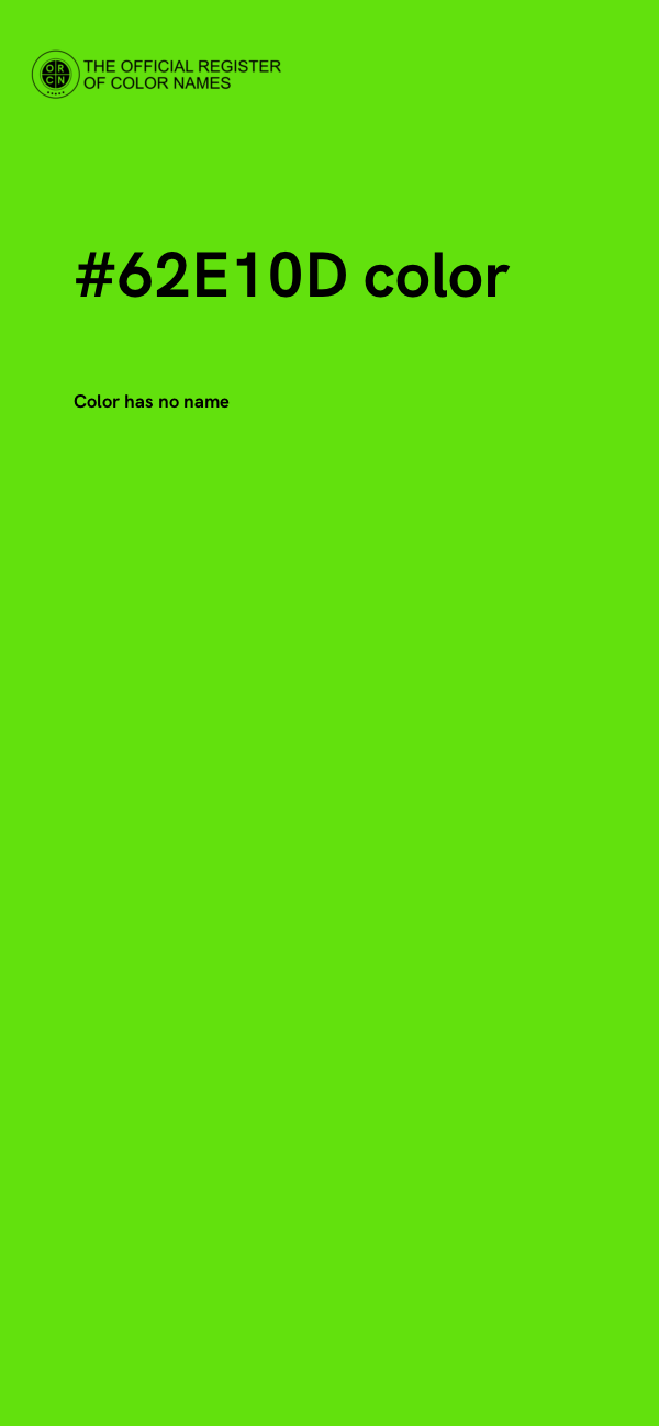 #62E10D color image