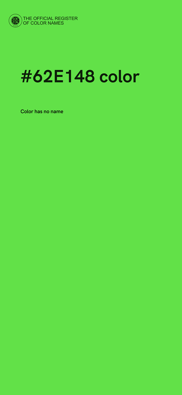 #62E148 color image