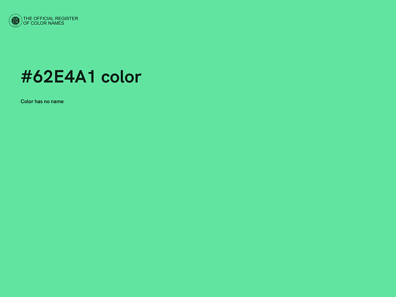 #62E4A1 color image