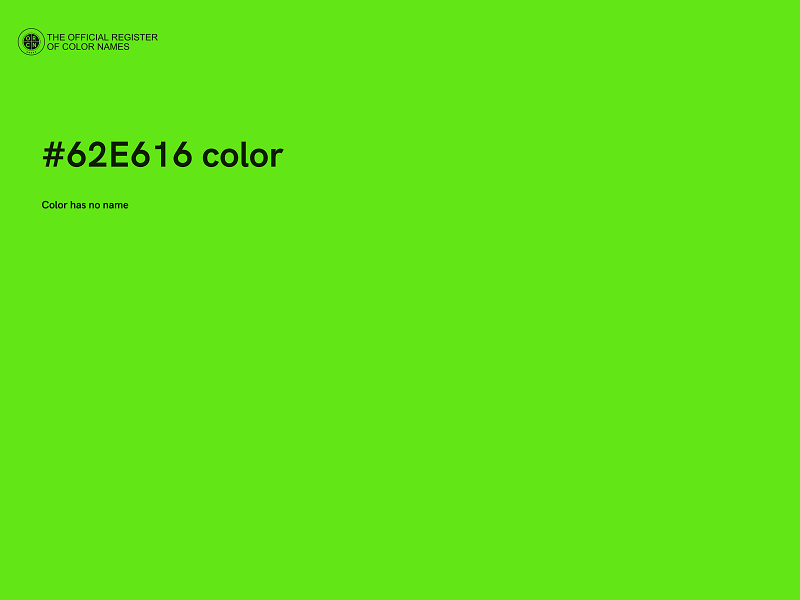 #62E616 color image