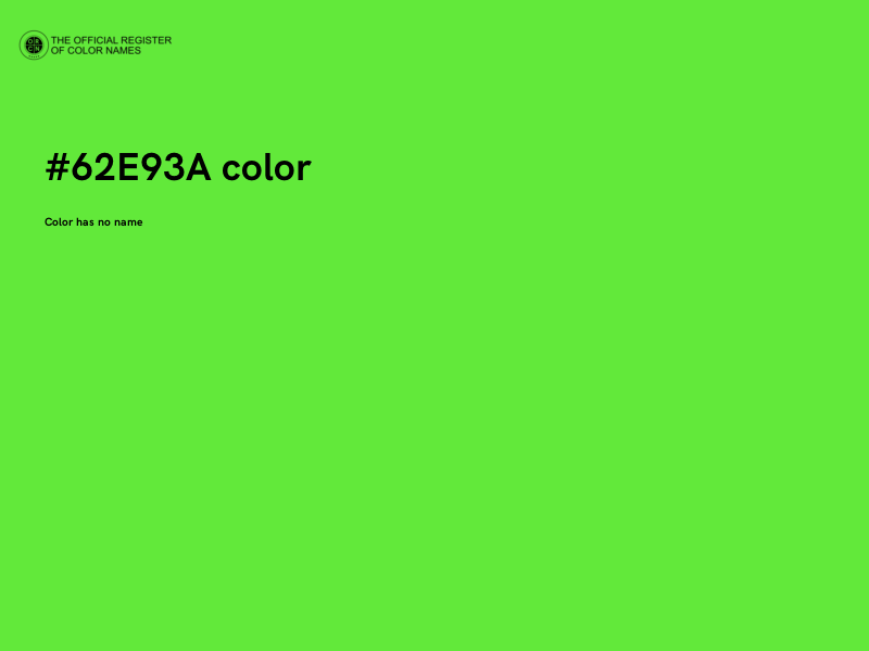 #62E93A color image
