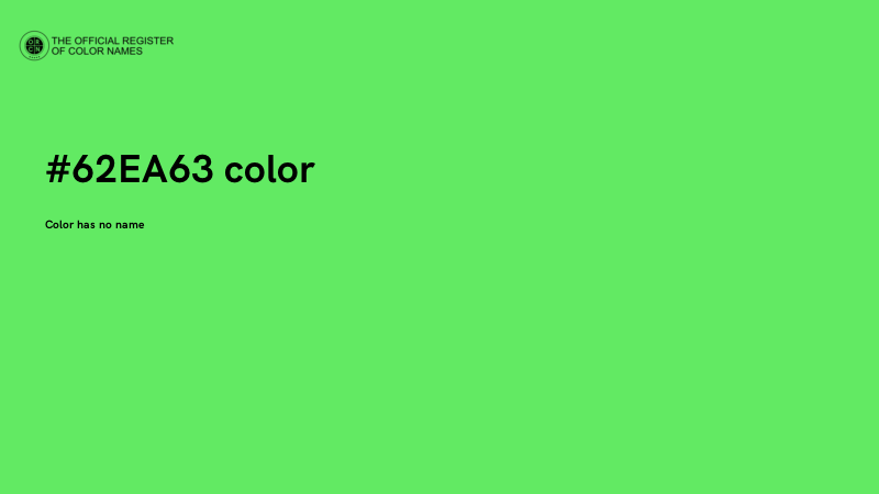 #62EA63 color image