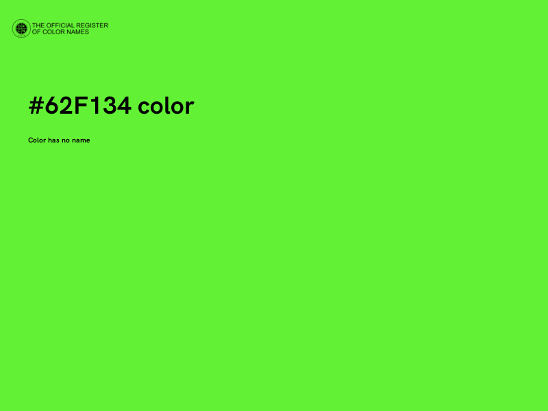 #62F134 color image