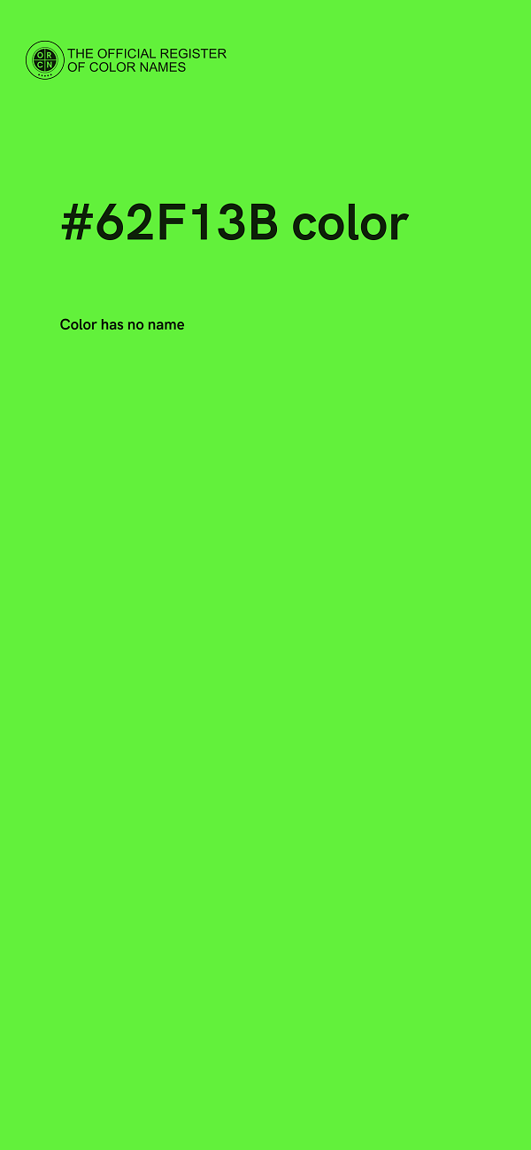 #62F13B color image