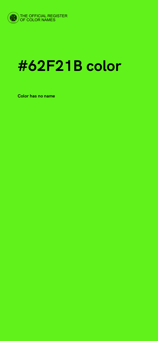 #62F21B color image
