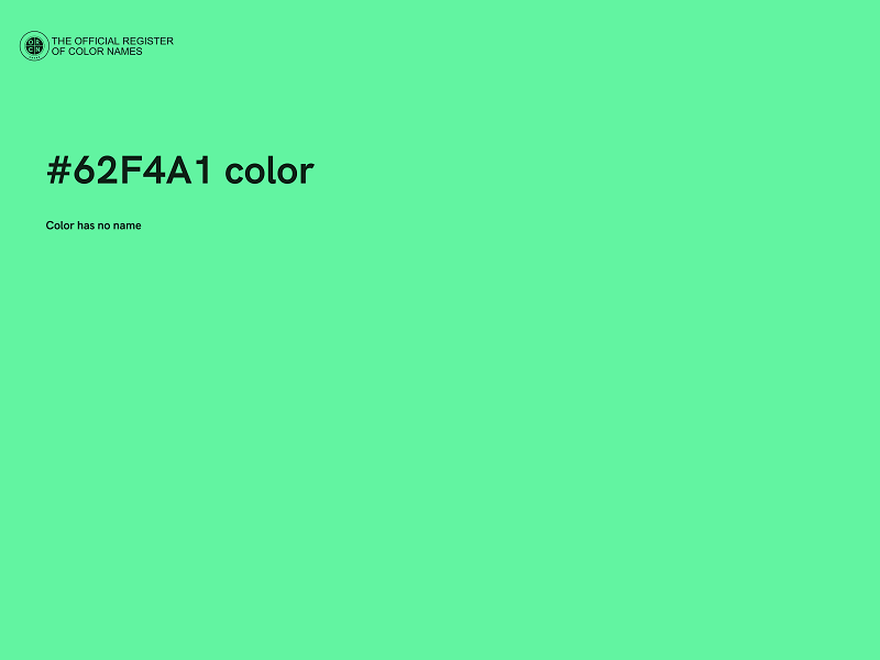 #62F4A1 color image