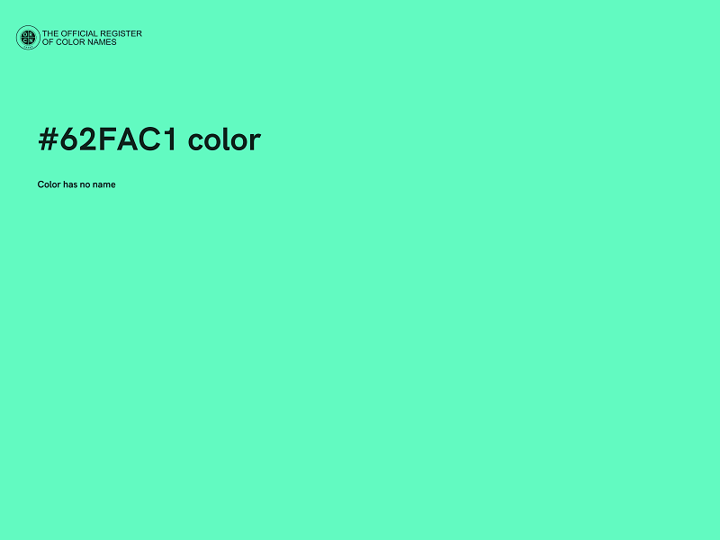 #62FAC1 color image