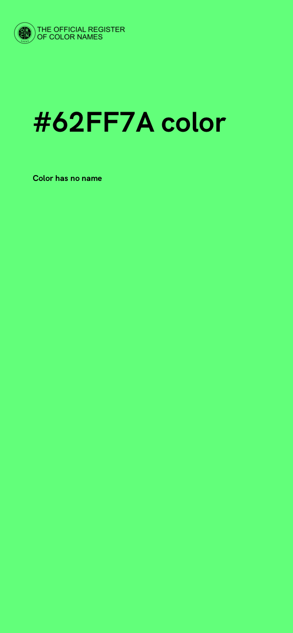#62FF7A color image