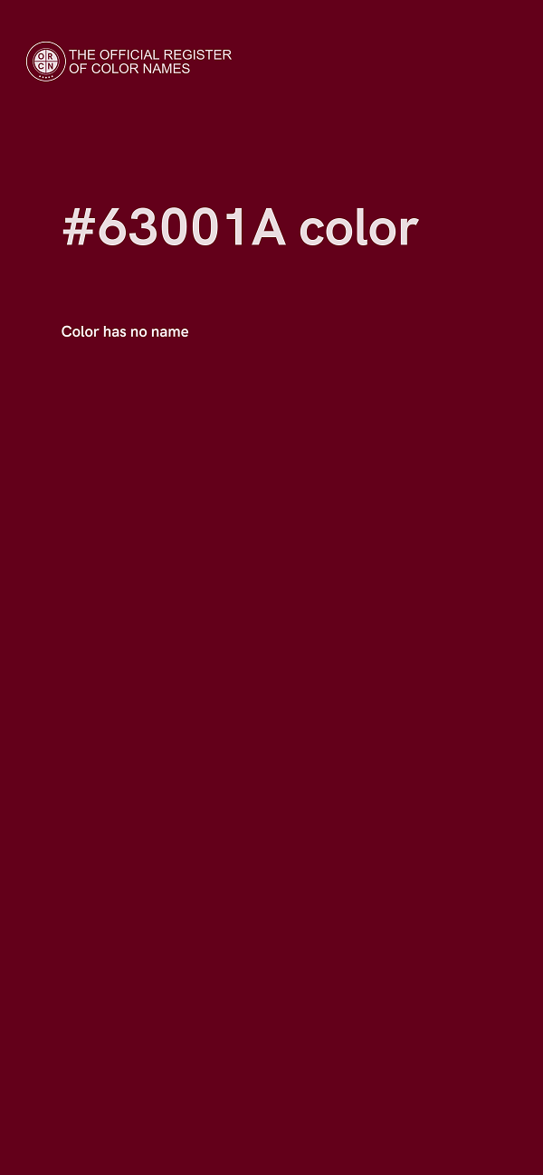 #63001A color image