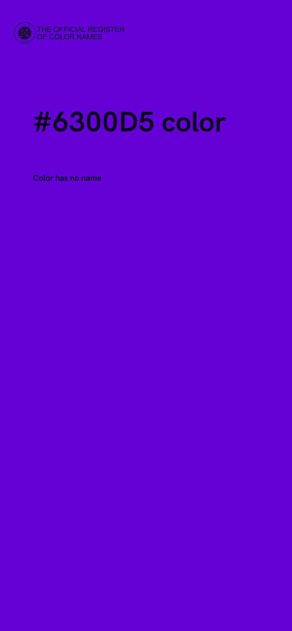 #6300D5 color image
