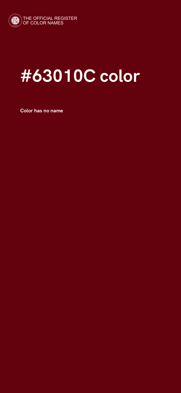 #63010C color image
