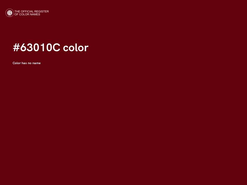 #63010C color image