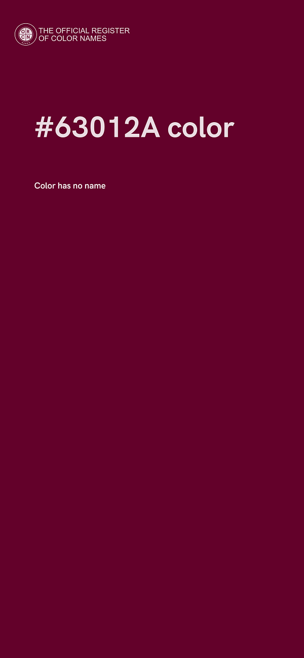 #63012A color image