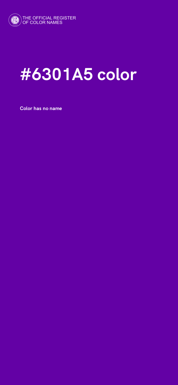 #6301A5 color image