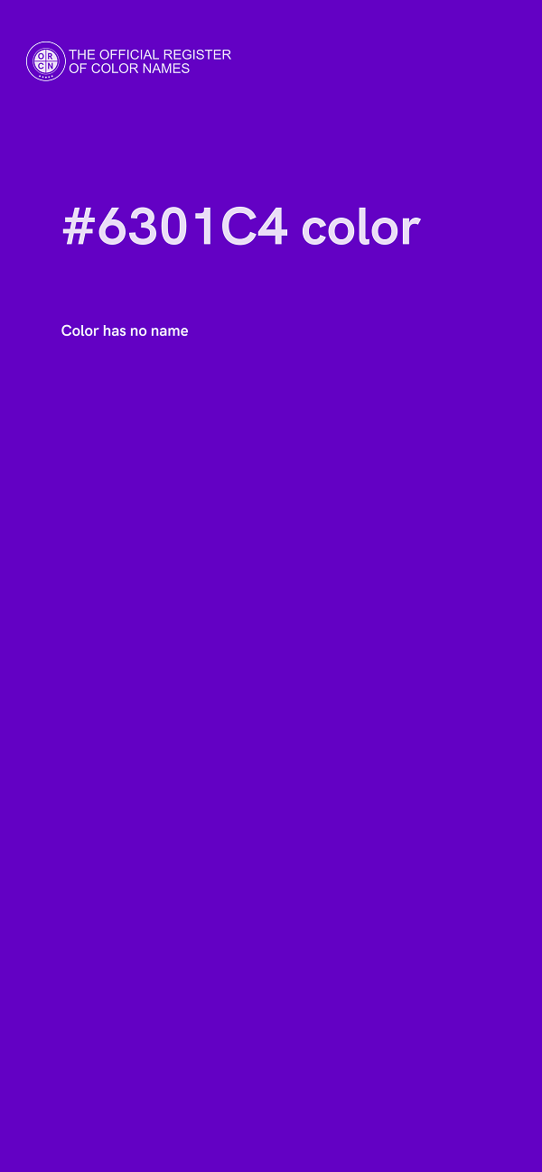 #6301C4 color image