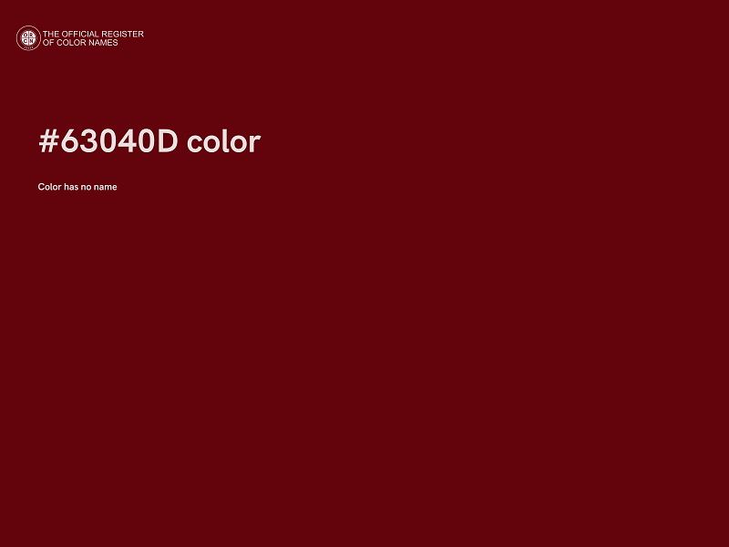 #63040D color image