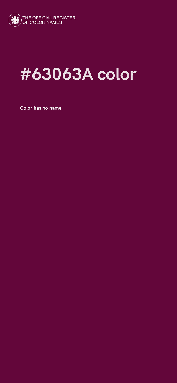 #63063A color image