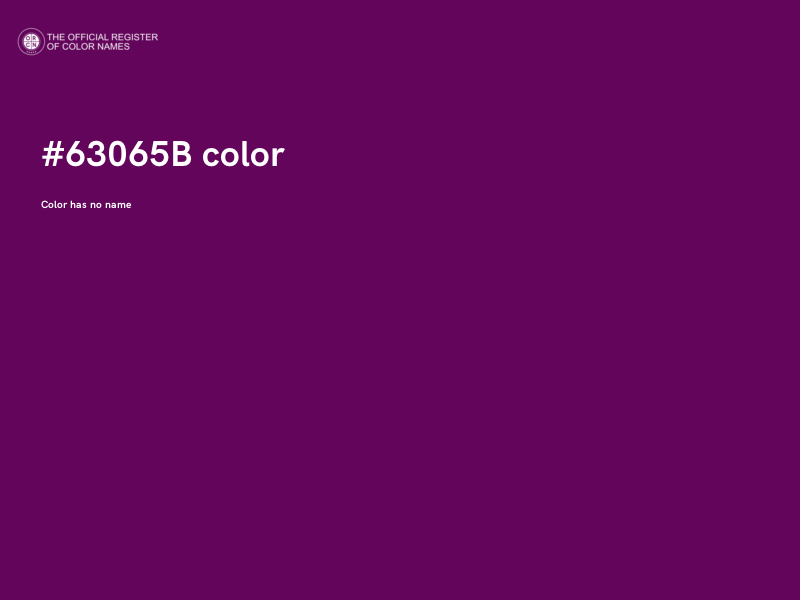 #63065B color image