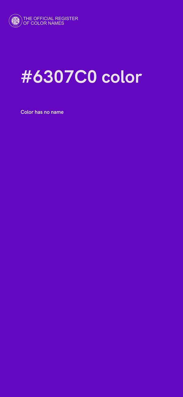 #6307C0 color image
