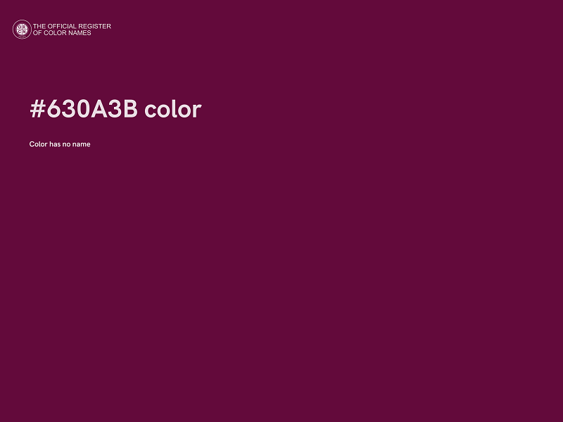 #630A3B color image