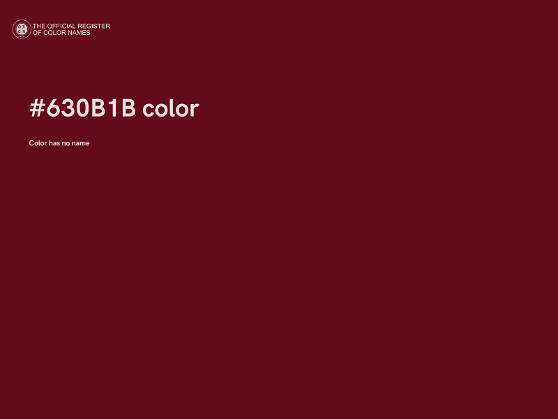 #630B1B color image